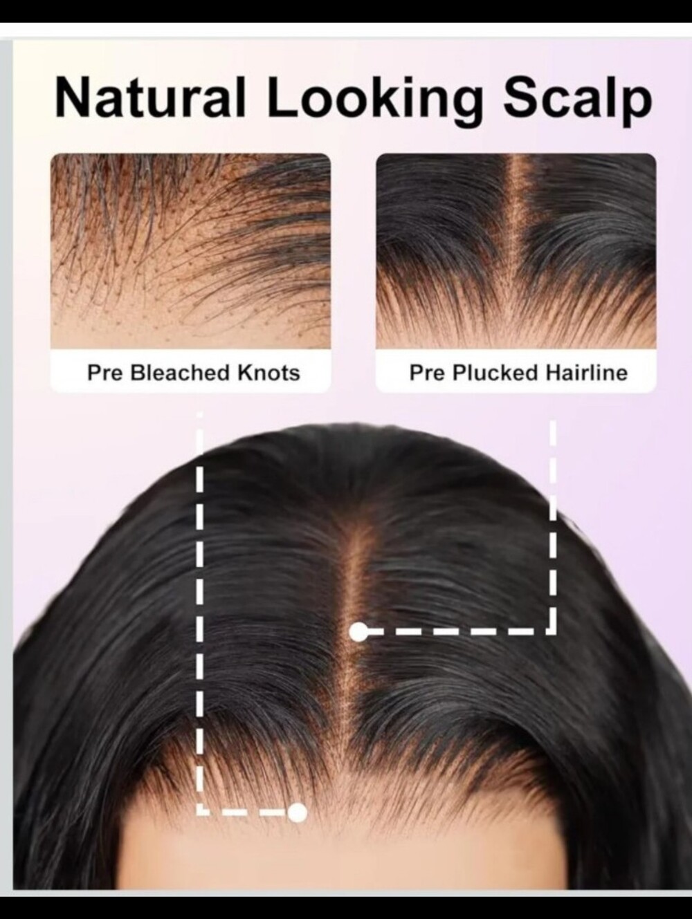 Human lace wig - Picture 2 of 11